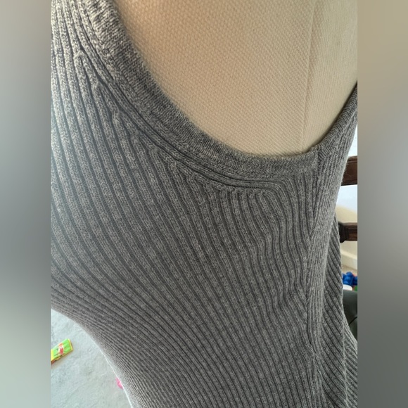 Grey knit high neck top - Picture 7 of 7